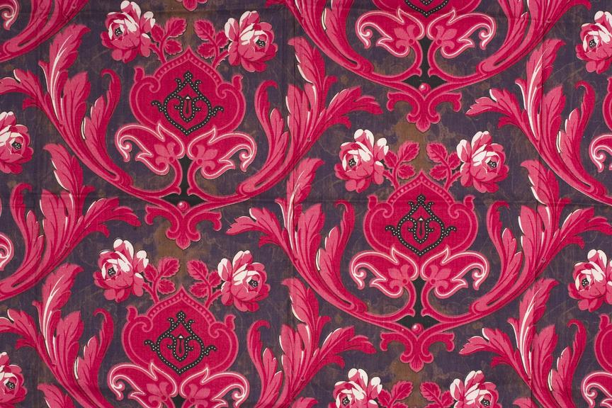 Specimen of cloth dyed with Perkin dye
