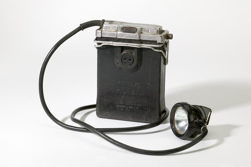 Oldham miner's electric safety lamp cap type