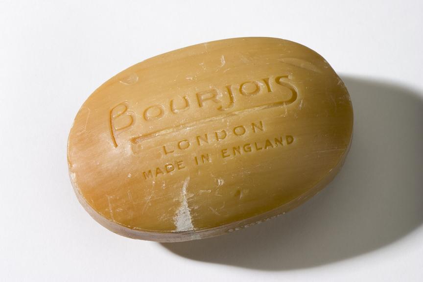 Bourjois soap.
Photographed on a white background.