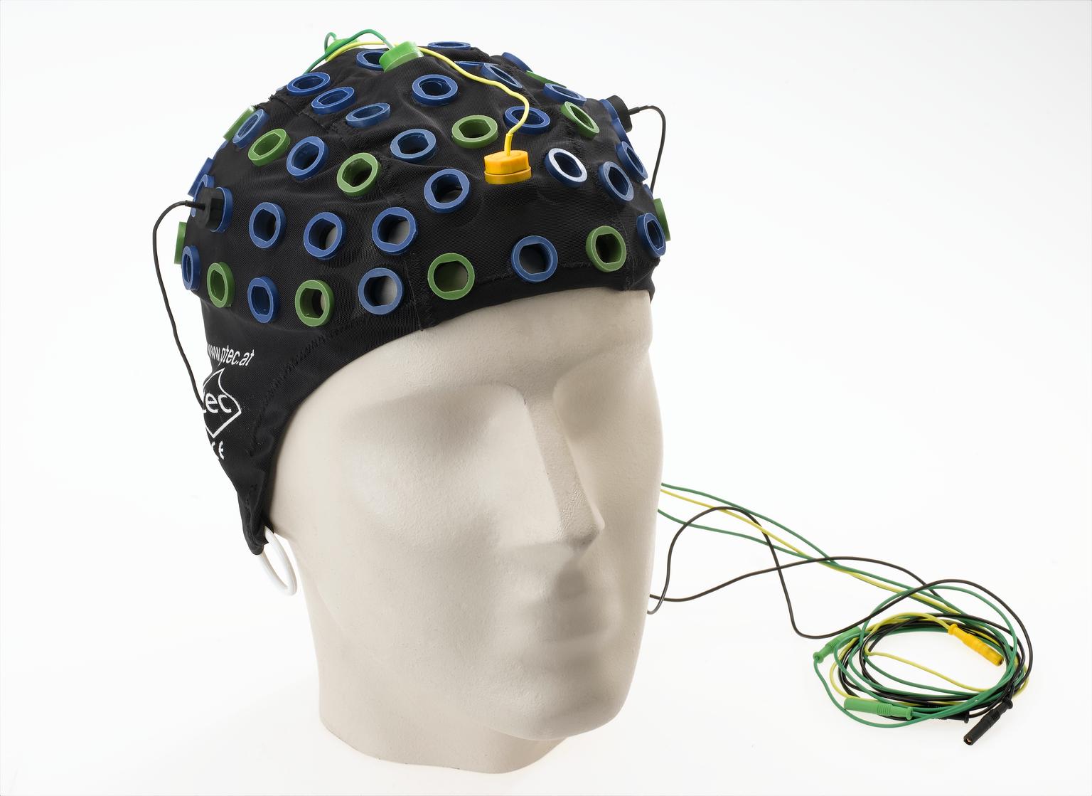 Graz Brain-Computer Interface cap and electrodes | Science Museum Group ...