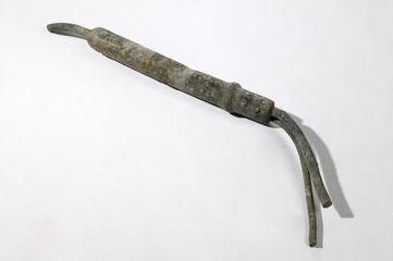 Lead underground telephone cable joint