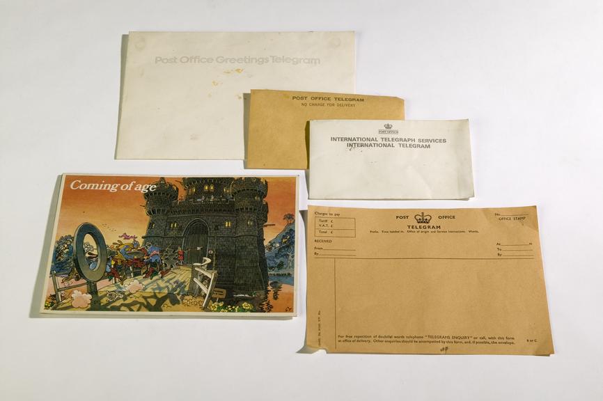 Collection of Post Office Telegram and envelopes