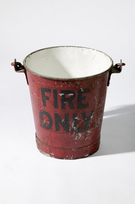 Fire bucket made by British Small Arms Co