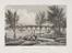 Steel engraving: Vauxhall Bridge. From Mill Bank. After drawings by T H Shepherd published in J Elmes and T Shepherd
