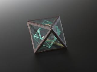 Glass and pass-partout crystal shape model