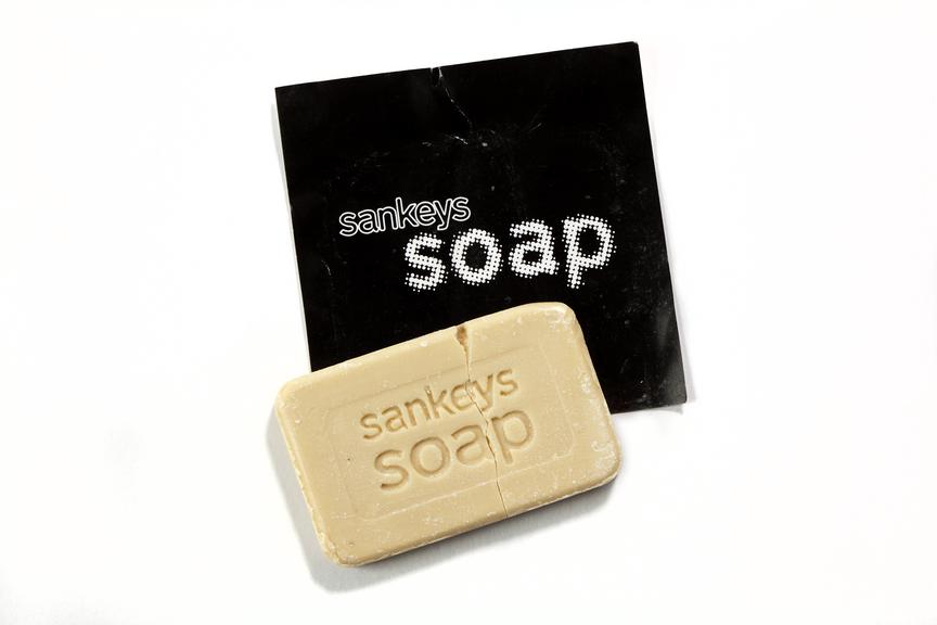 Promotional soap for Sankeys nightclub