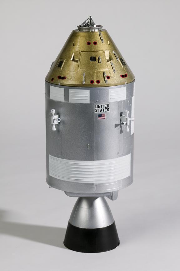 1:48 scale model of Apollo lunar module, made by Revell, U.S.A