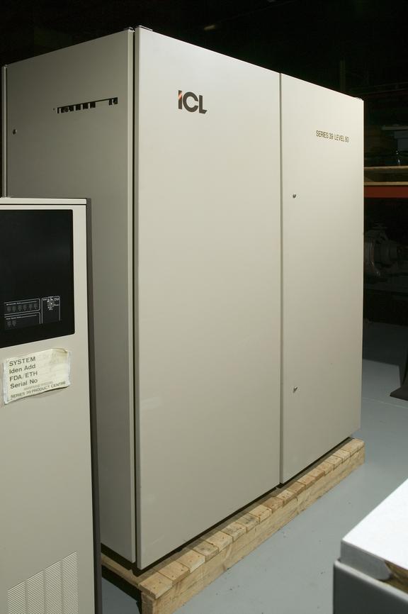 Processor cabinet from 3SL Estriel mainframe computer