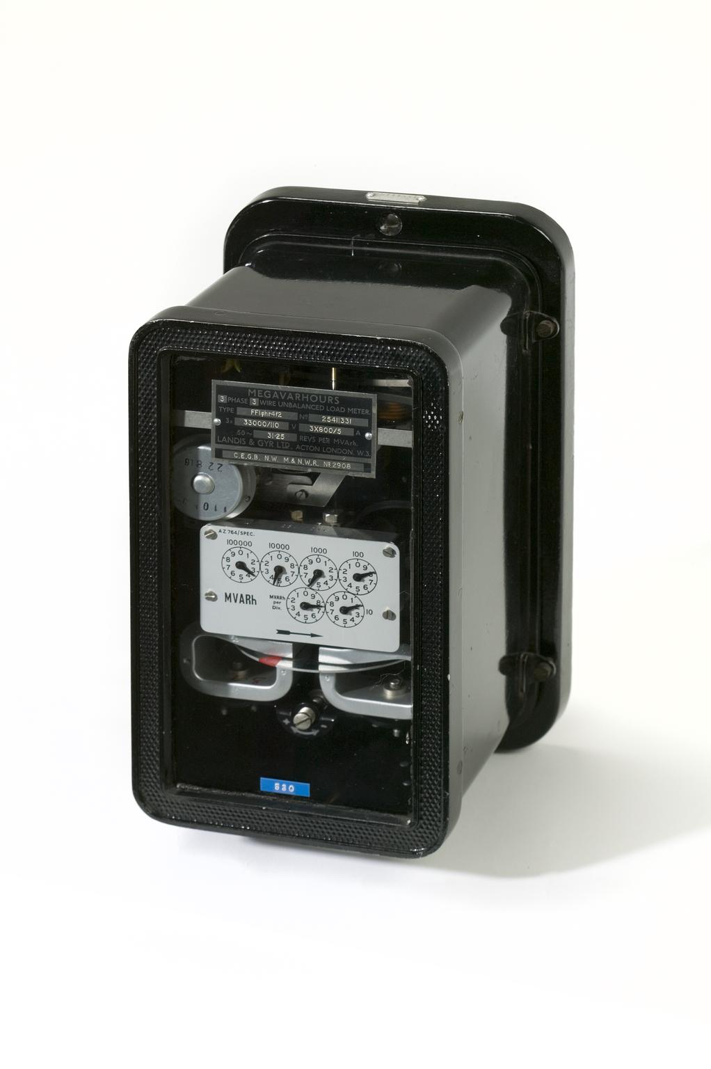 Landis & Gyr Ltd FF1 wire unbalanced load meter | Science Museum Group ...