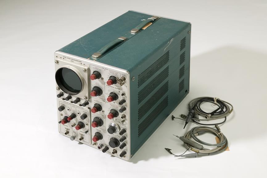 Model 545B Dual Beam Oscilloscope (and leads) made by Tektronix