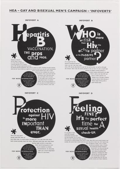 Poster for "HEA - Gay and Bisexual Men's Campaign -