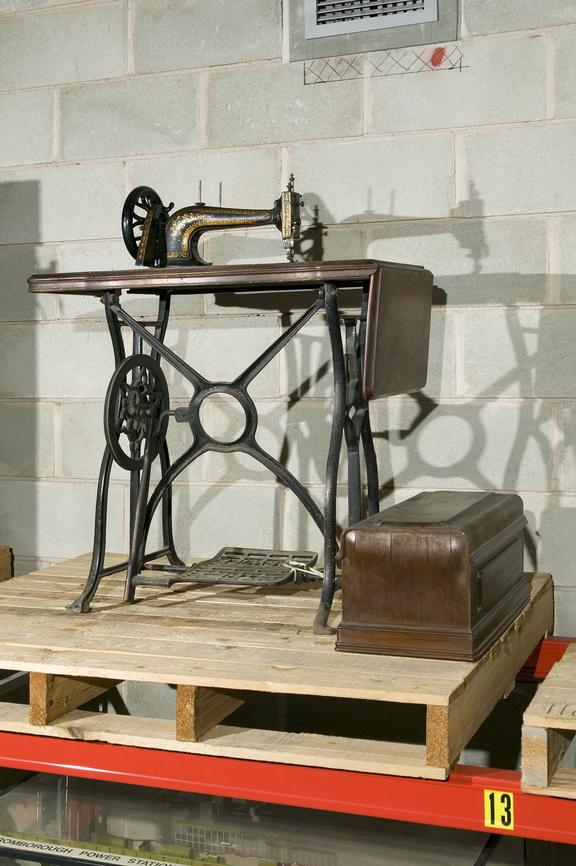 'Warwick' sewing machine made by Henry Wallwork and Co