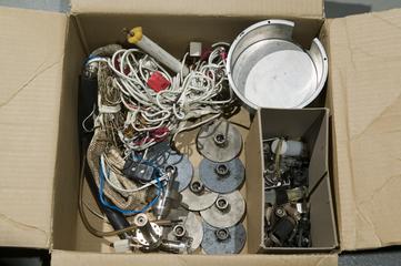 Parts from the 70-70F mass spectrometer