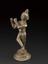 Brass statue depicting Krishna, Hindu, Indian