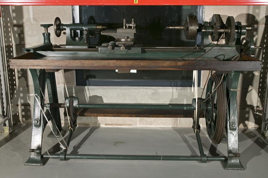 Treadle lathe, made by Joseph Whitworth & Co., Manchester,  c