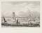 Steel engraving. Hungerford Bridge