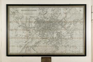 Map - Bancks & Co's Plan of Manchester and Salford