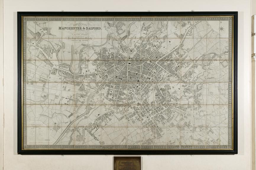 Map - Bancks & Co's Plan of Manchester and Salford