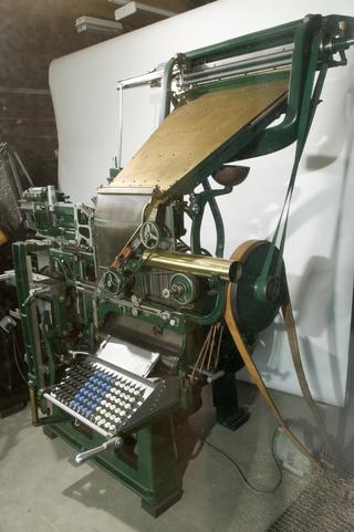 Linecasting machine