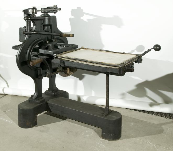 Stanhope iron hand-operated printing press made by I. Brooks | Science ...