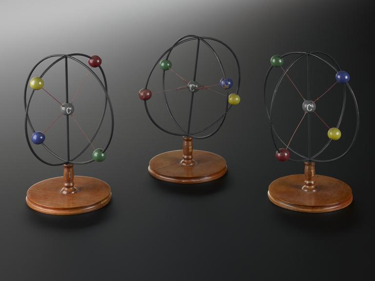 Three Werner's models illustrating racemization