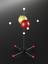 Model illustrating molecular orbital theory and crystal field theory
