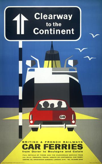 Poster, Clearway to the Continent, 1962