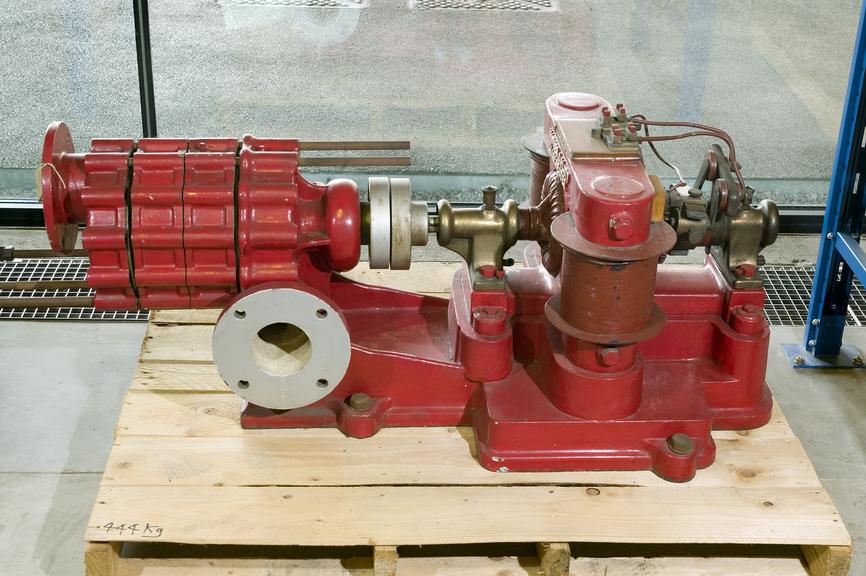 Dynamo and pump made by Mather & Platt Ltd, Newton Heath