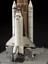 1:72 model Space Shuttle Stack including mobile launch platform