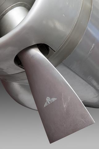 Napier Naiad turboprop engine for display