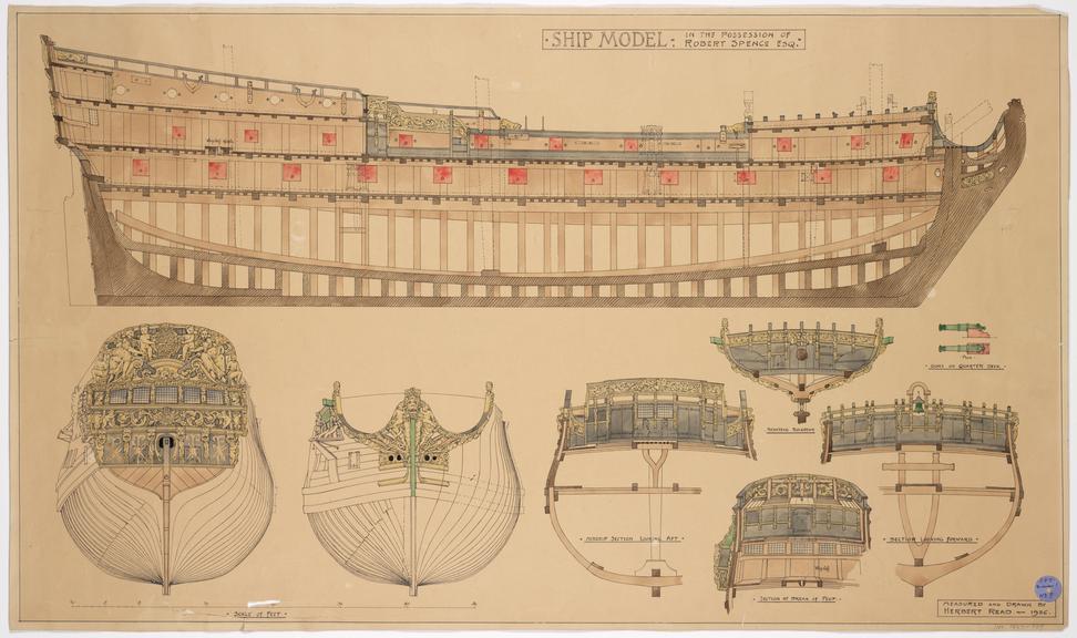 Plan of contemporary model of the "St Albans"