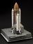 1:72 model Space Shuttle Stack including mobile launch platform