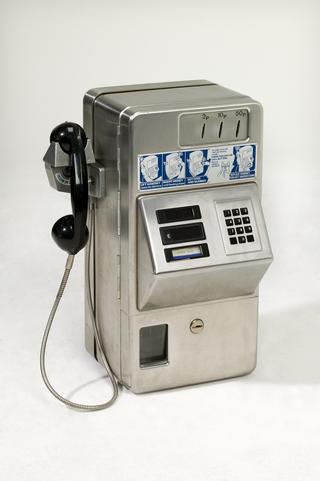 Prototype coin box payphone