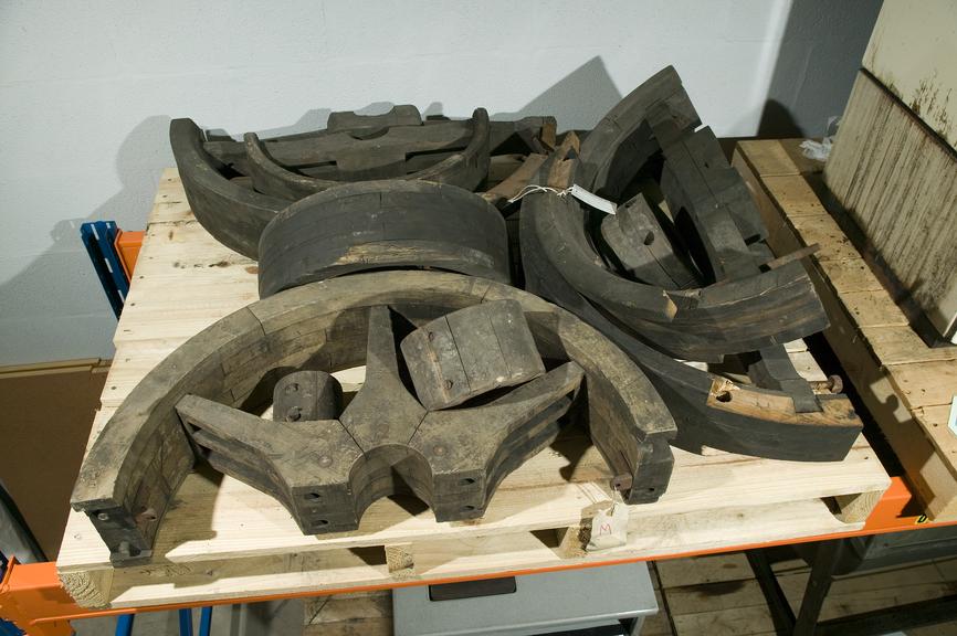 Wheel pattern mould.
Photographed in Collections Store 3.