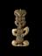 Bone tiki, in the style of traditional wood carving, Maori