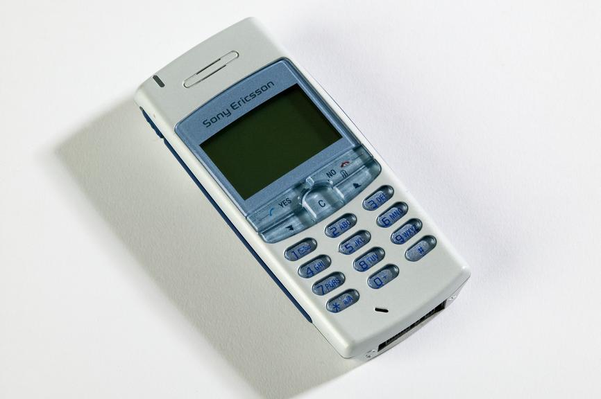 T100 digital mobile phone, made by Sony Ericsson, Taiwan, 2003