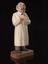 Wooden statue depicting a psychiatrist, German