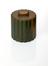 Circular fluted box with inset lid