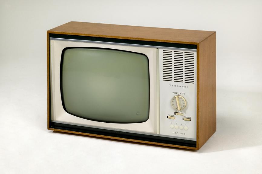 Ferranti Model T1093 black-and-white television, made by E. K