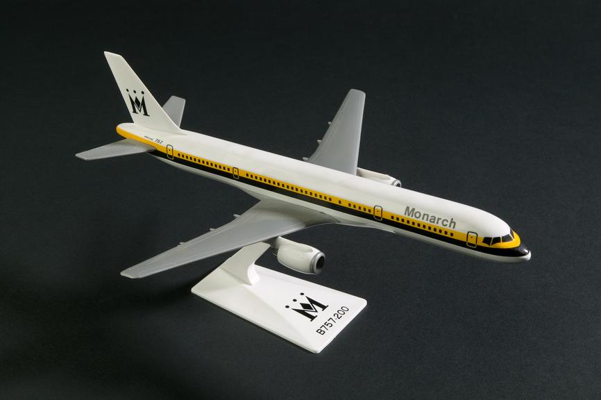 Boeing 757-200 scale model in Monarch colours
Photographed on a