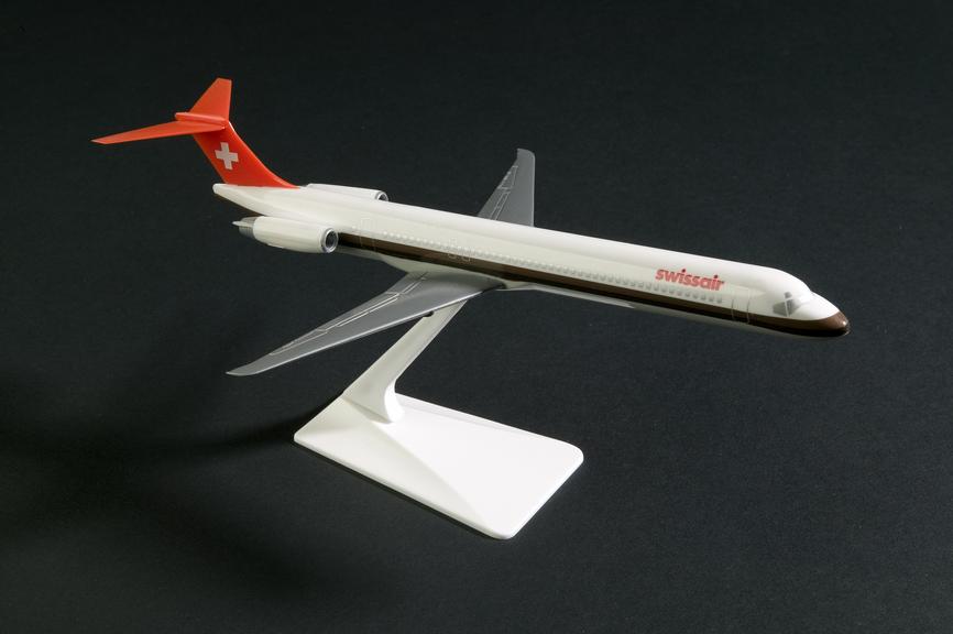 McDonnell Douglas MD80 scale model in Swissair