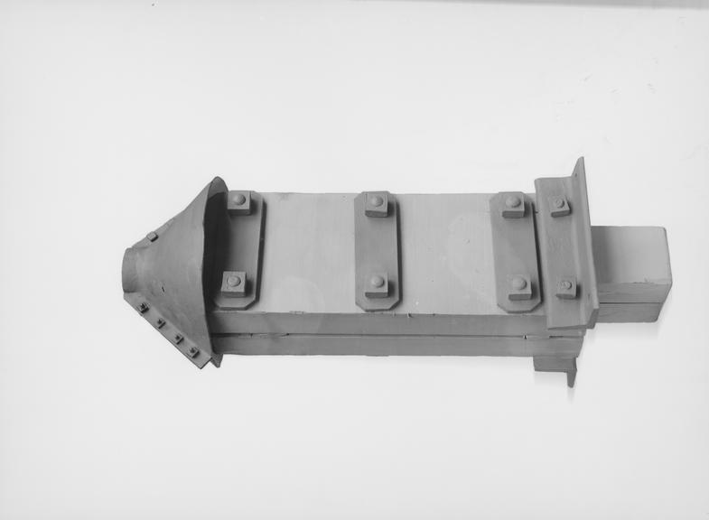 Works photographic negative of cable support cleat