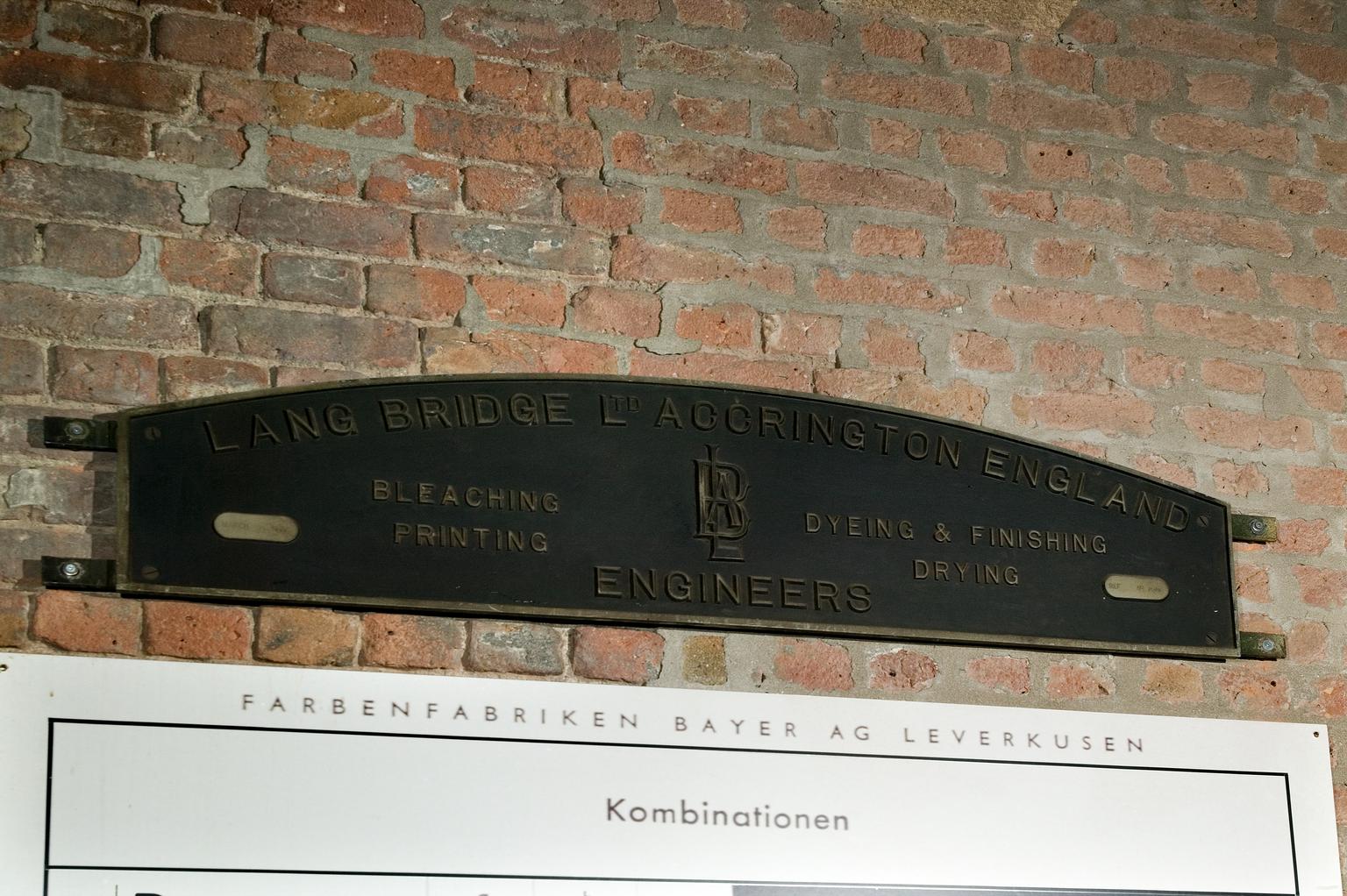 Lang Bridge Ltd. Company Sign | Science Museum Group Collection