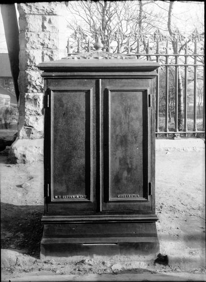 Works photographic negative of Feeder Pillar, Ebbw Vale