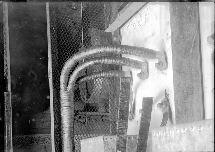 Works photographic negative of terminated cables, Sheepbridge