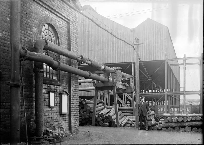 Works photographic negative of insulated cable, Sheepbridge