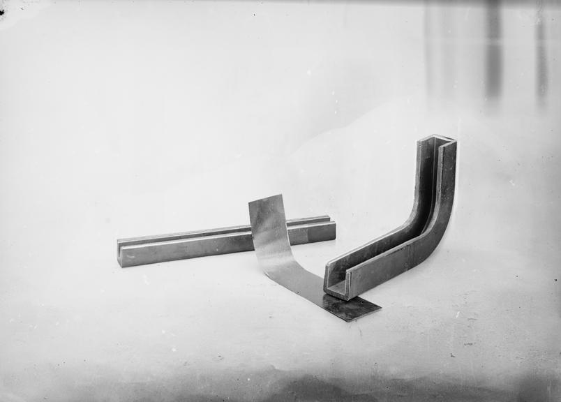 Works photographic negative of materials for Howard Troughing.