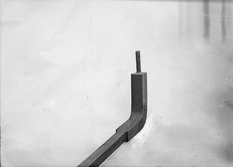 Works photographic negative of Howard Troughing