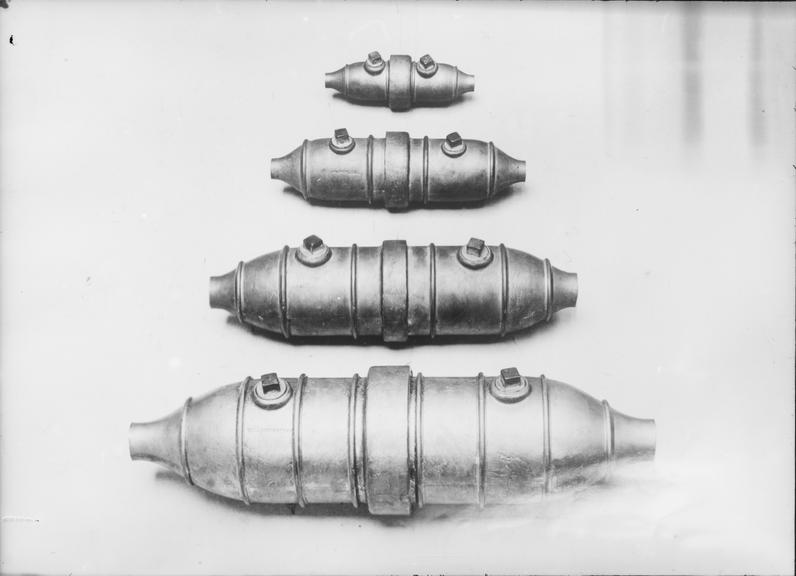 Works photographic negative of cable joints.