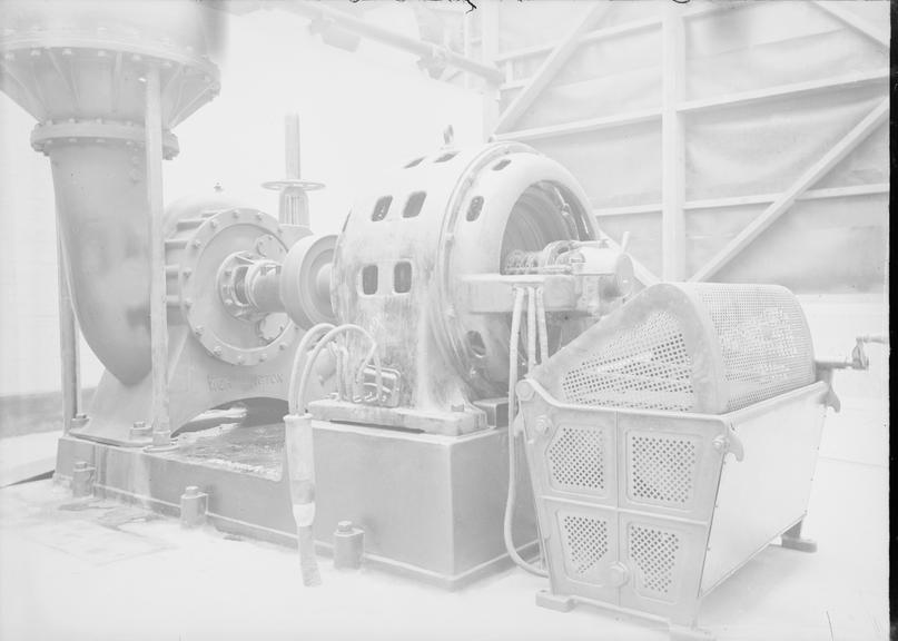 Works photographic negative of 250 hp motor, Sheffield